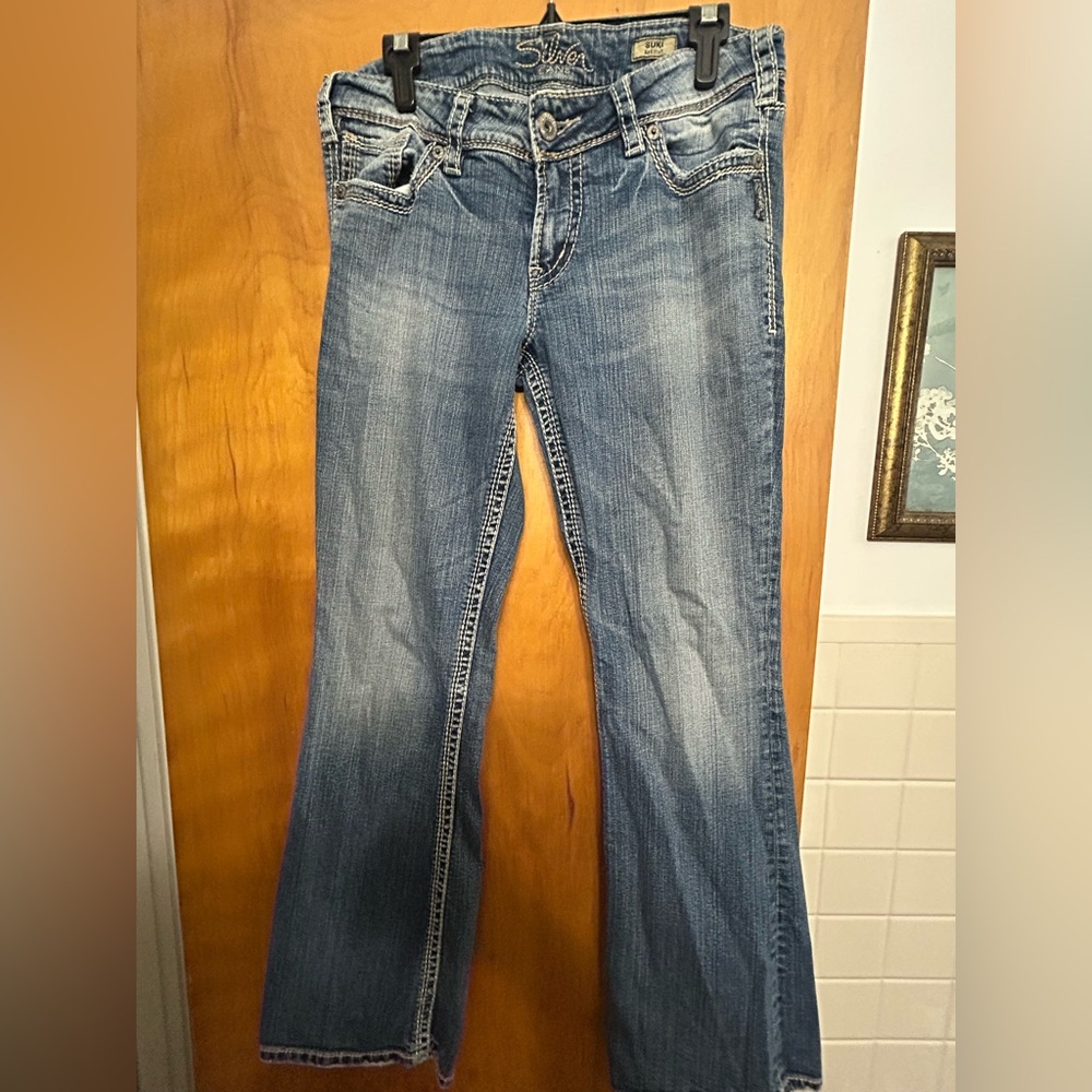 Silver Jeans Suki Bootcut Women's Flare Blue Denim